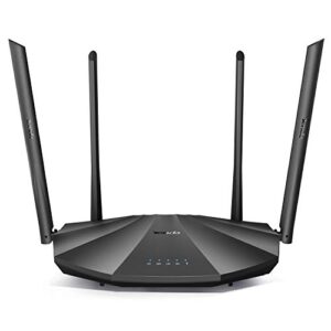 Tenda AC2100 Smart WiFi Router AC19 - Dual Band Gigabit Wireless (up to 2033 Mbps) Internet Router for Home | 4 LAN Ports+1 USB Port | 4X4 MU-MIMO Technology | Parental Control Compatible with Alexa